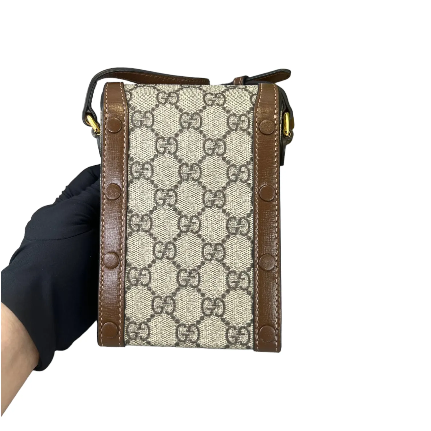 Horsebit 1955 Leather Crossbody Bag GHW anti-theft crossbody bags sale