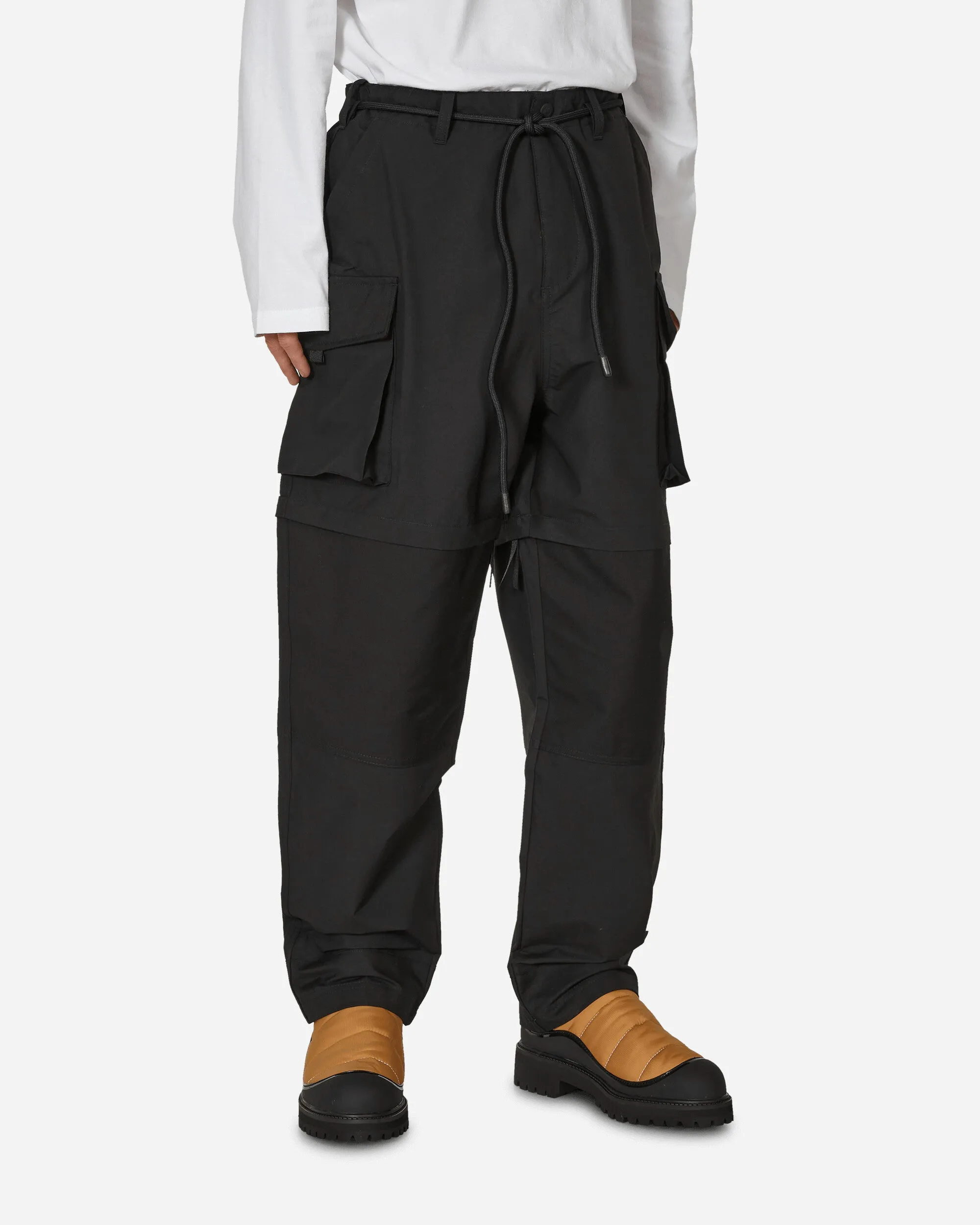Humberto Leon Convertible Pants Black Men's sweatshirt