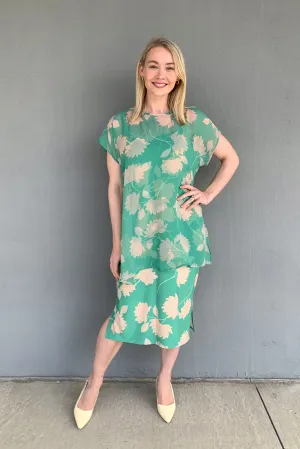 Clothings Illium - 400751C Print Chiffon Overlay Dress Dresses women dresses dress stores
