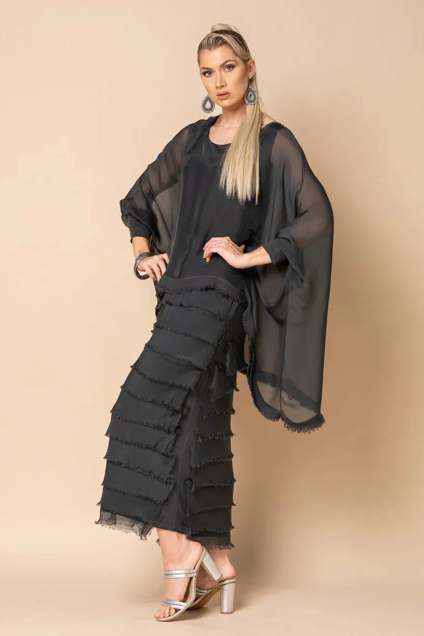 Imagine Fashion - 10IM3862-G Candie Silk Dress