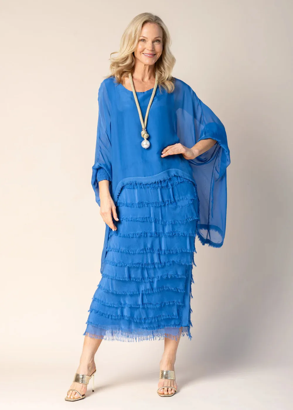 Imagine Fashion - 10IM38621CB Netty Silk Dress