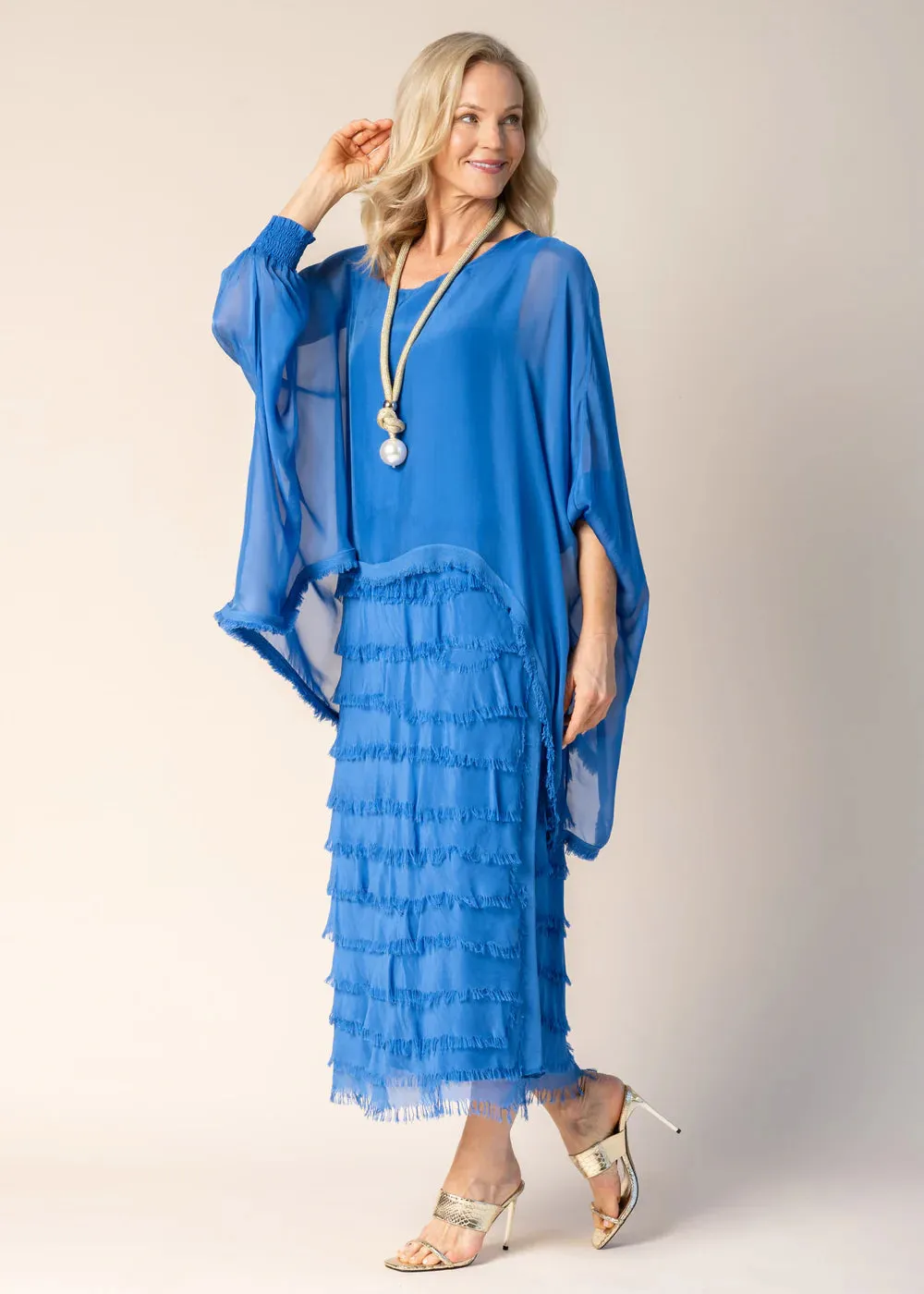 Imagine Fashion - 10IM38621CB Netty Silk Dress