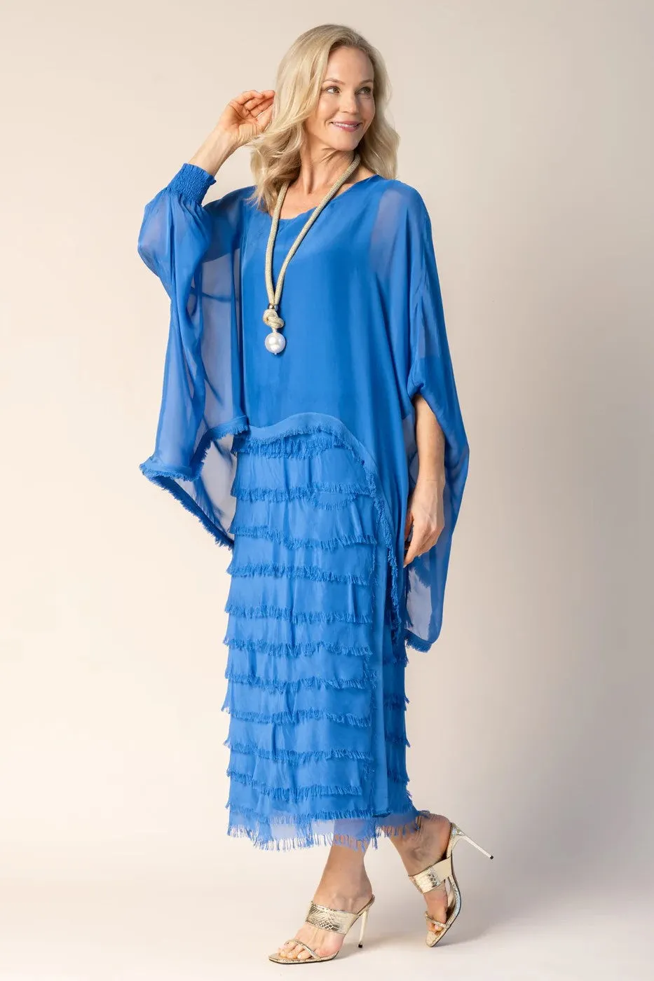 Imagine Fashion - 10IM3862CB Candie Silk Dress