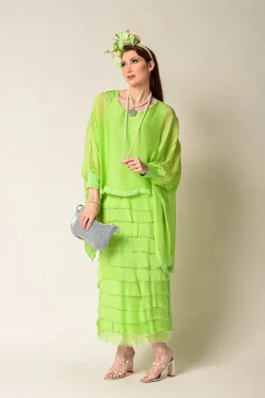 Clothings Imagine Fashion - 10IM3862LS-LS Candie Silk Dress Dresses women dresses dress stores