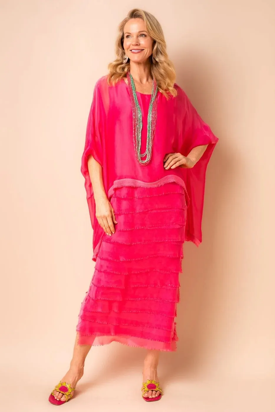 Clothings Imagine Fashion - 10IM3862RS Candie Silk Dress Dresses women dresses dress stores