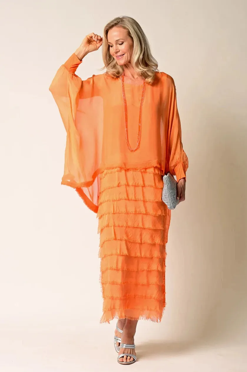 Imagine Fashion - 10IM3862SO Candie Silk Dress