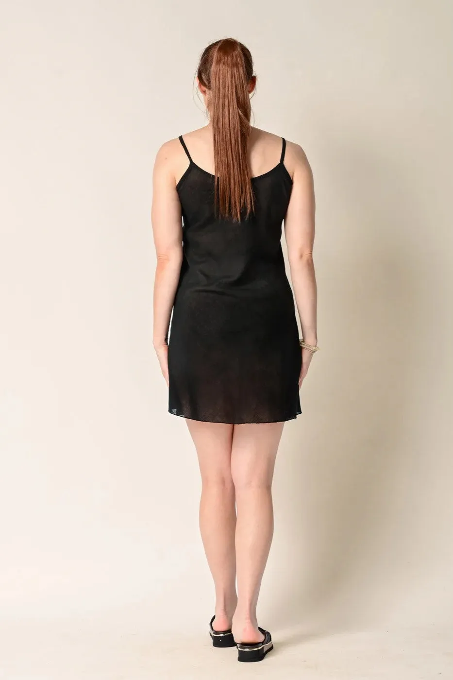 Imagine Fashion - 10IM7186BK Aurelia Cotton Slip