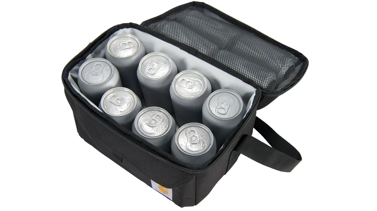 Insulated 12 Can Two Compartment Lunch Cooler