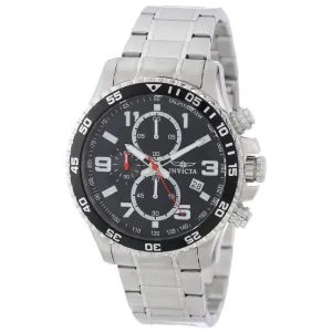 Invicta 14875 Men's Steel Bracelet Quartz Specialty Chrono Black Dial Date Watch Luxury Quartz Watch Quartz Watch Sale