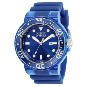Invicta 32331 Men's Pro Diver Quartz Blue Silicone Strap Watch 