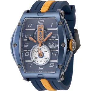 Invicta Men's Quartz Watch - Invicta Racing Orange and Blue Silicone Strap | 47388 Luxury Quartz Watch Quartz Watch Sale