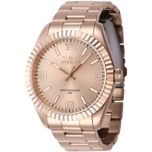 Invicta Men's Quartz Watch - Specialty Rose Gold IP Stainless Steel Bracelet | 47462 Luxury Quartz Watch Quartz Watch Sale