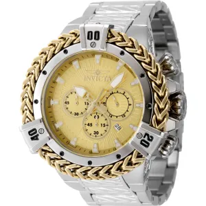 Invicta Men's Watch - Bolt Chronograph Gold Dial Stainless Steel Bracelet | 48157 