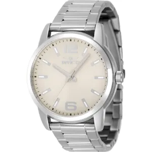 Invicta Men's Watch - Celestial Ivory Dial Silver Stainless Steel Bracelet | 48492 