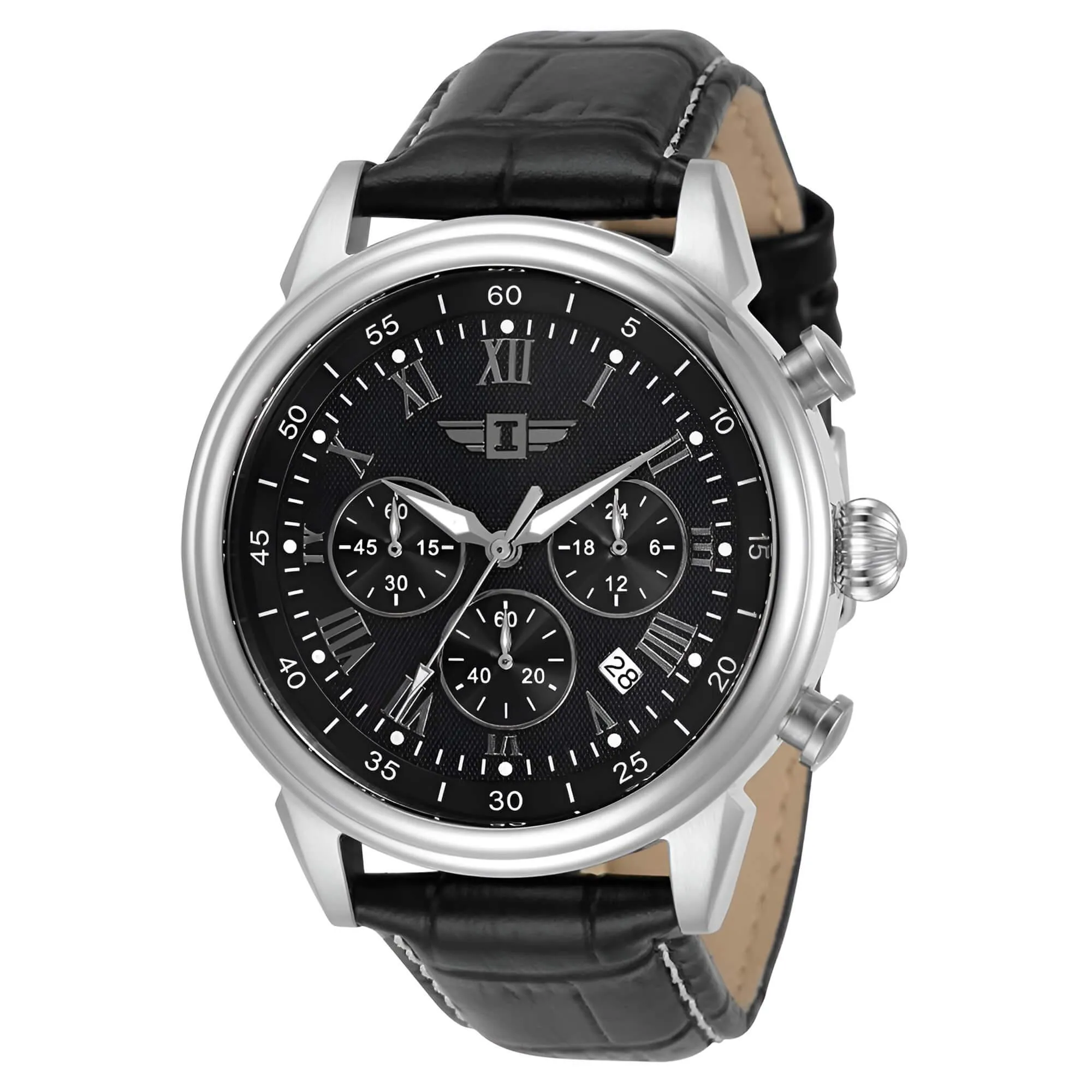 Invicta Men's Watch - I by Invicta Quartz Chronograph Black Dial Strap | IBI-90242-001 Luxury Quartz Watch Quartz Watch Sale