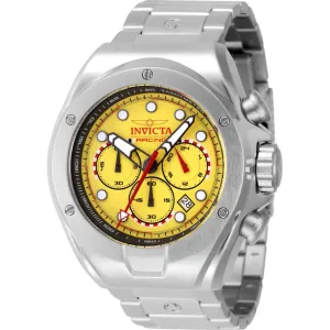 Invicta Men's Watch - Invicta Racing Chrono Yellow and Black Dial Bracelet | 47748 