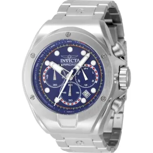 Invicta Men's Watch - Invicta Racing Chronograph Blue Dial Silver Bracelet | 47745 Luxury Quartz Watch Quartz Watch Sale