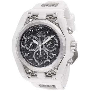 Invicta Men's Watch - Invicta Racing Chronograph White, Silver Tone Strap | 47209 Luxury Quartz Watch Quartz Watch Sale