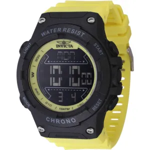 Invicta Men's Watch - Invicta Racing Digital Dial Yellow Polyurethane Strap | 47527 Luxury Quartz Watch Quartz Watch Sale