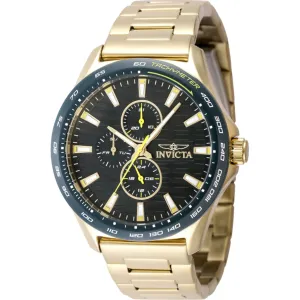 Invicta Men's Watch - Invicta Racing Quartz Green Dial Yellow Gold Bracelet | 48870 Luxury Quartz Watch Quartz Watch Sale