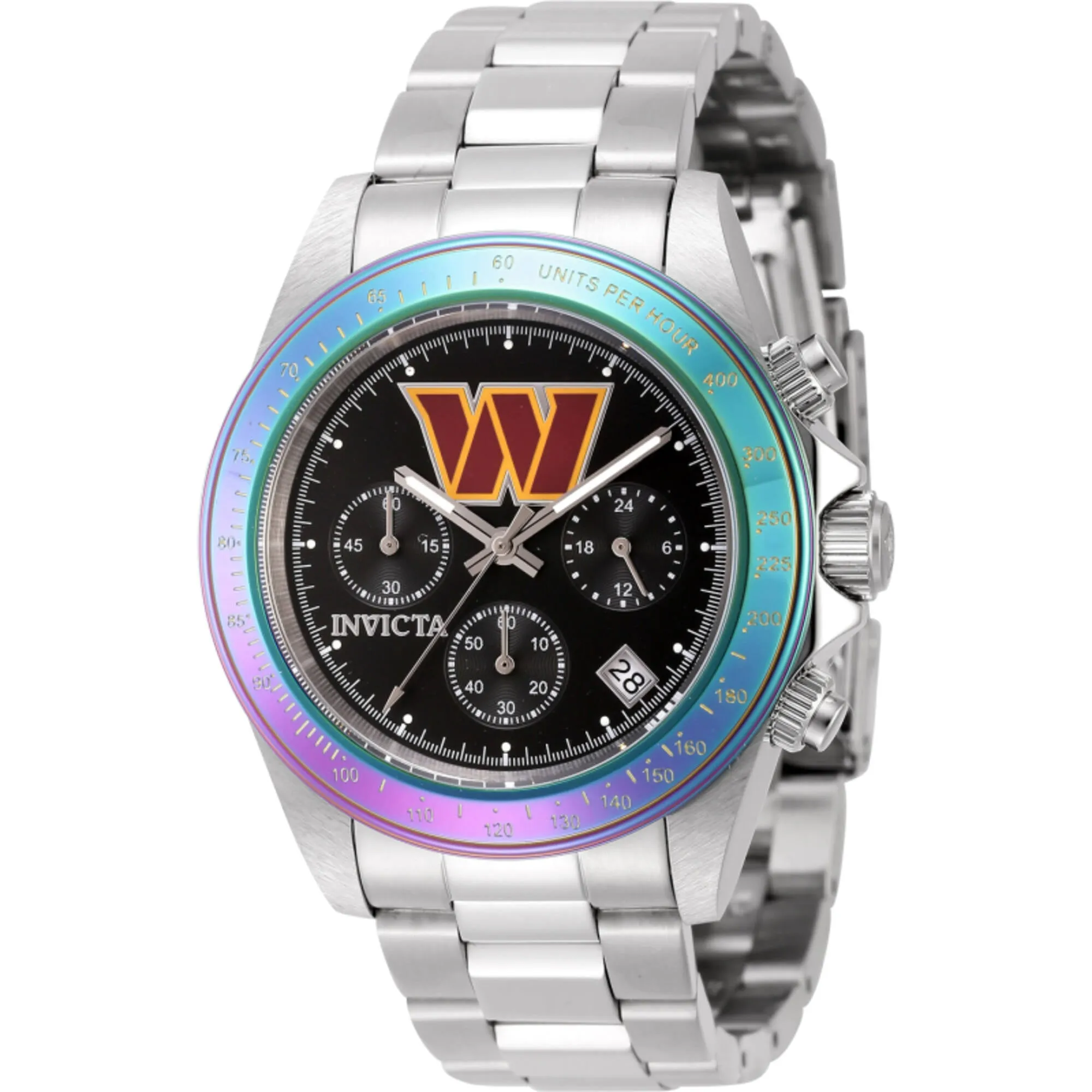 Invicta Men's Watch - NFL Washington Commanders Chronograph Black Dial Dive | 44985 Luxury Quartz Watch Quartz Watch Sale