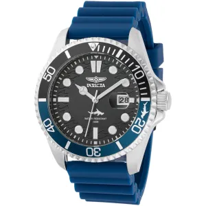 Invicta Men's Watch - Pro Diver Quartz Black Dial Blue Silicone Strap | 47165 Luxury Quartz Watch Quartz Watch Sale