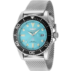 Invicta Men's Watch - Pro Diver Quartz Blue Dial Silver Steel Bracelet Dive | 48213 Luxury Quartz Watch Quartz Watch Sale