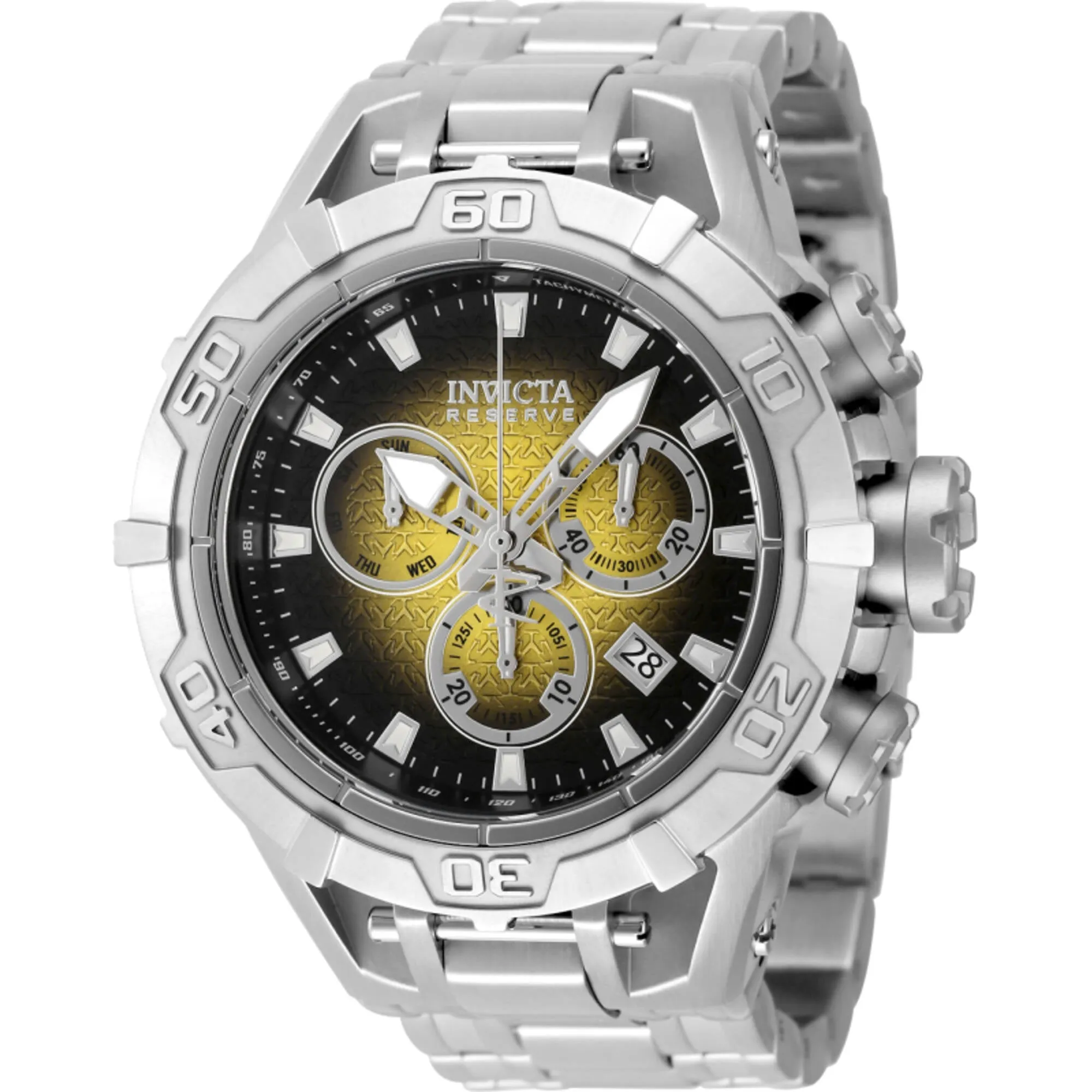 Invicta Men's Watch - Reserve Ocean Warrior Chronograph Yellow and Black Dial | 47848 