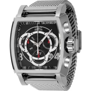 Invicta Men's Watch - S1 Rally Chronograph Silver and Black Dial Bracelet | 46007 Luxury Quartz Watch Quartz Watch Sale