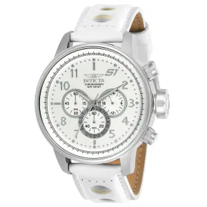 Invicta Men's Watch - S1 Rally White Dial Leather Strap Quartz Chronograph | 24083 Luxury Quartz Watch Quartz Watch Sale