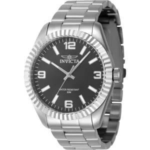 Invicta Men's Watch - Specialty Black Dial Stainless Steel Bracelet Quartz | 47448 Luxury Quartz Watch Quartz Watch Sale