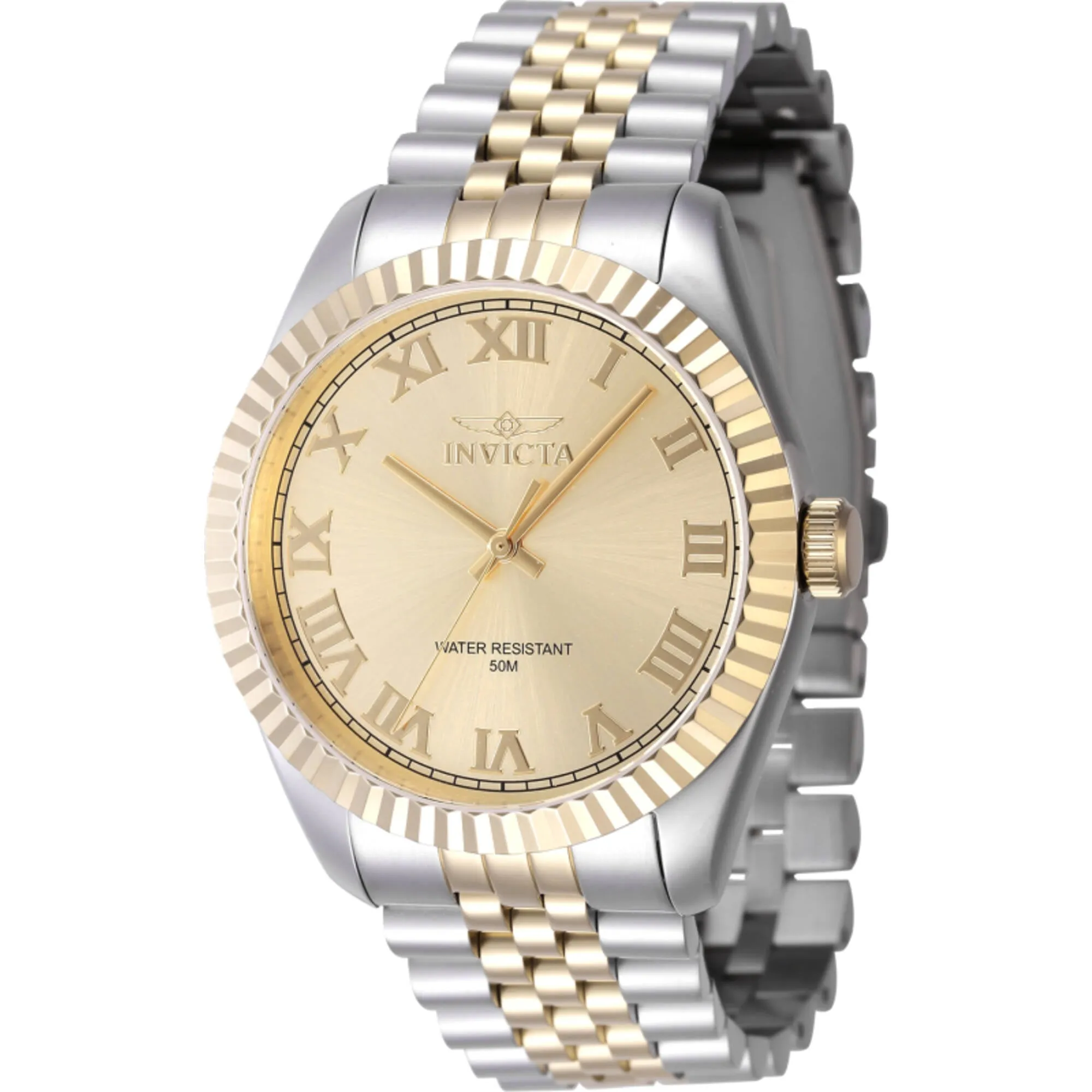 Invicta Men's Watch - Specialty Gold Dial Two Tone Steel Bracelet Quartz | 47404 Luxury Quartz Watch Quartz Watch Sale