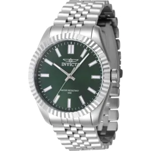 Invicta Men's Watch - Specialty Quartz Green Dial Stainless Steel Bracelet | 47480 Luxury Quartz Watch Quartz Watch Sale