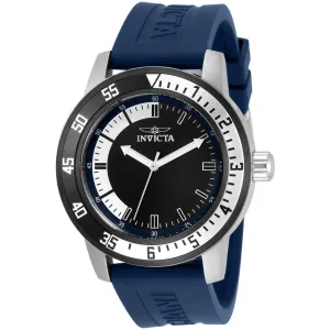 Invicta Men's Watch - Specialty White, Blue and Black Dial Silicone Strap | 34013 Luxury Quartz Watch Quartz Watch Sale