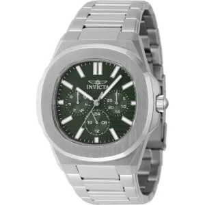 Invicta Men's Watch - Speedway Quartz Green Dial Stainless Steel Bracelet | 48329 