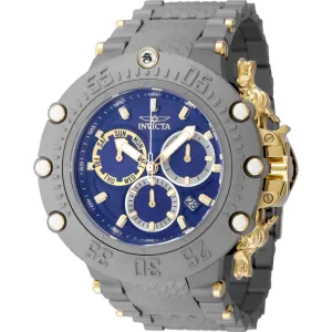 Invicta Men's Watch - Subaqua Chronograph Titanium, Gold and Blue Dial Dive | 48193 
