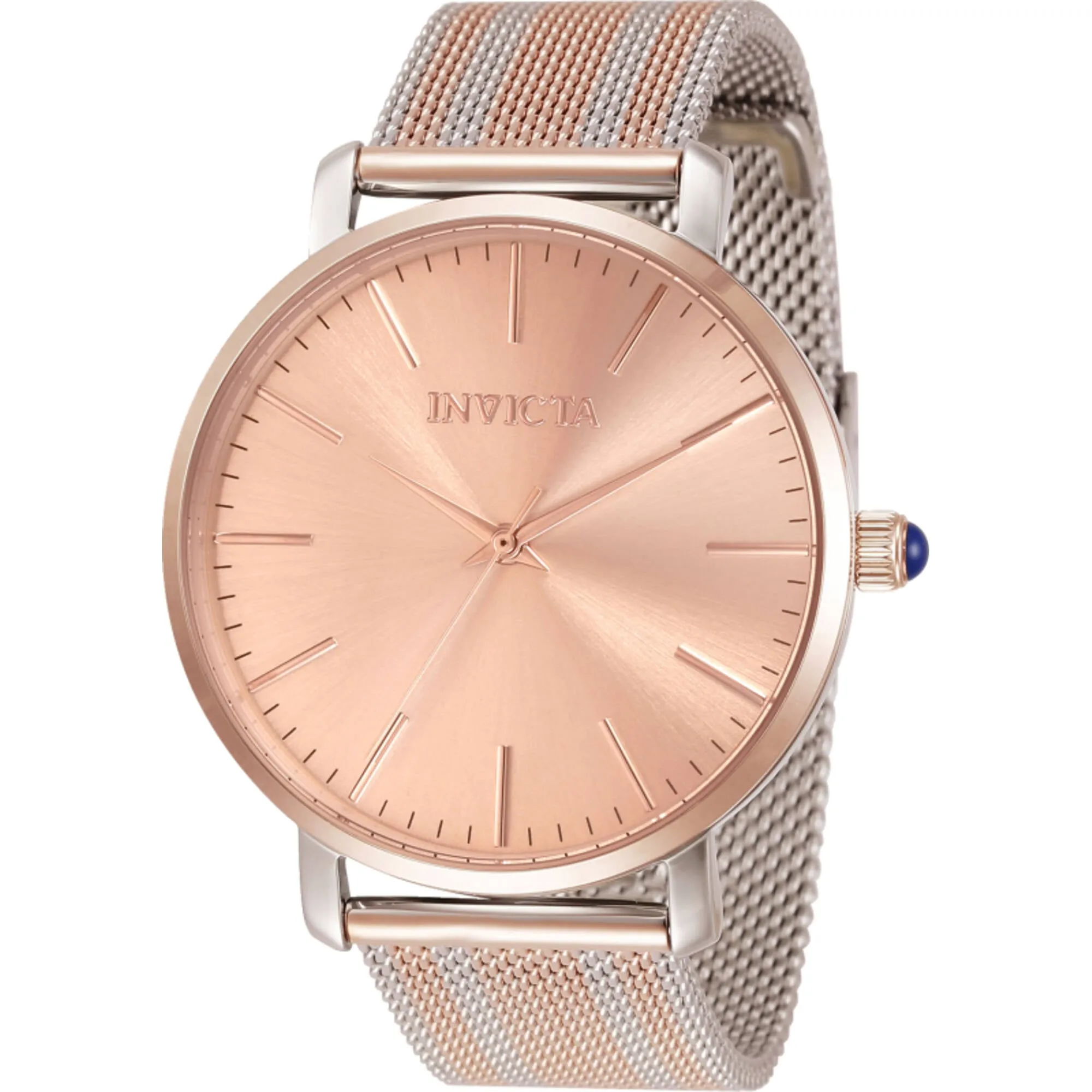 Invicta Women's Watch - Angel Quartz Rose Gold Dial Two Tone Steel Bracelet | 33937 Luxury Quartz Watch Quartz Watch Sale