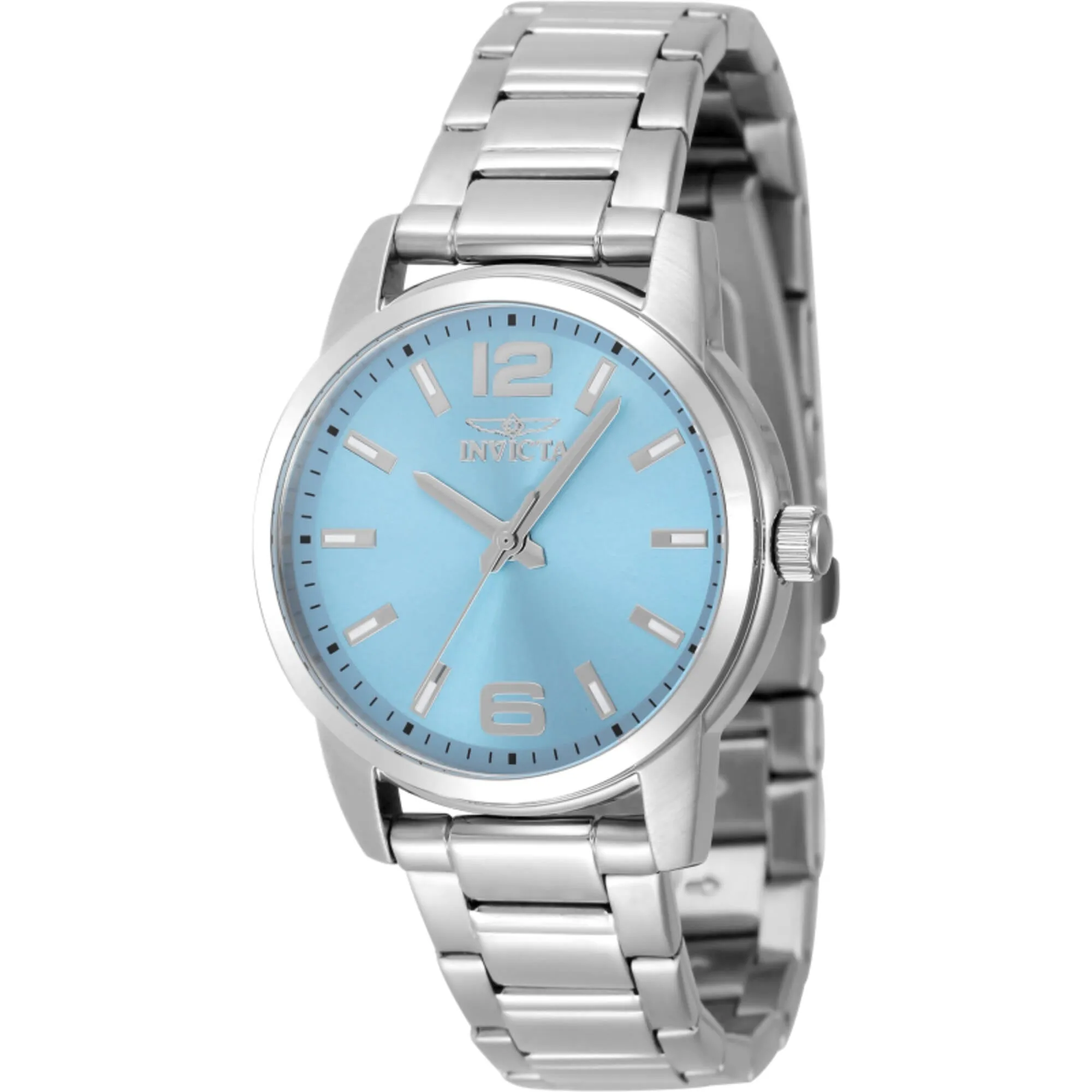 Invicta Women's Watch - Celestial Light Blue Dial Silver Tone Steel Bracelet | 48499 Luxury Quartz Watch Quartz Watch Sale