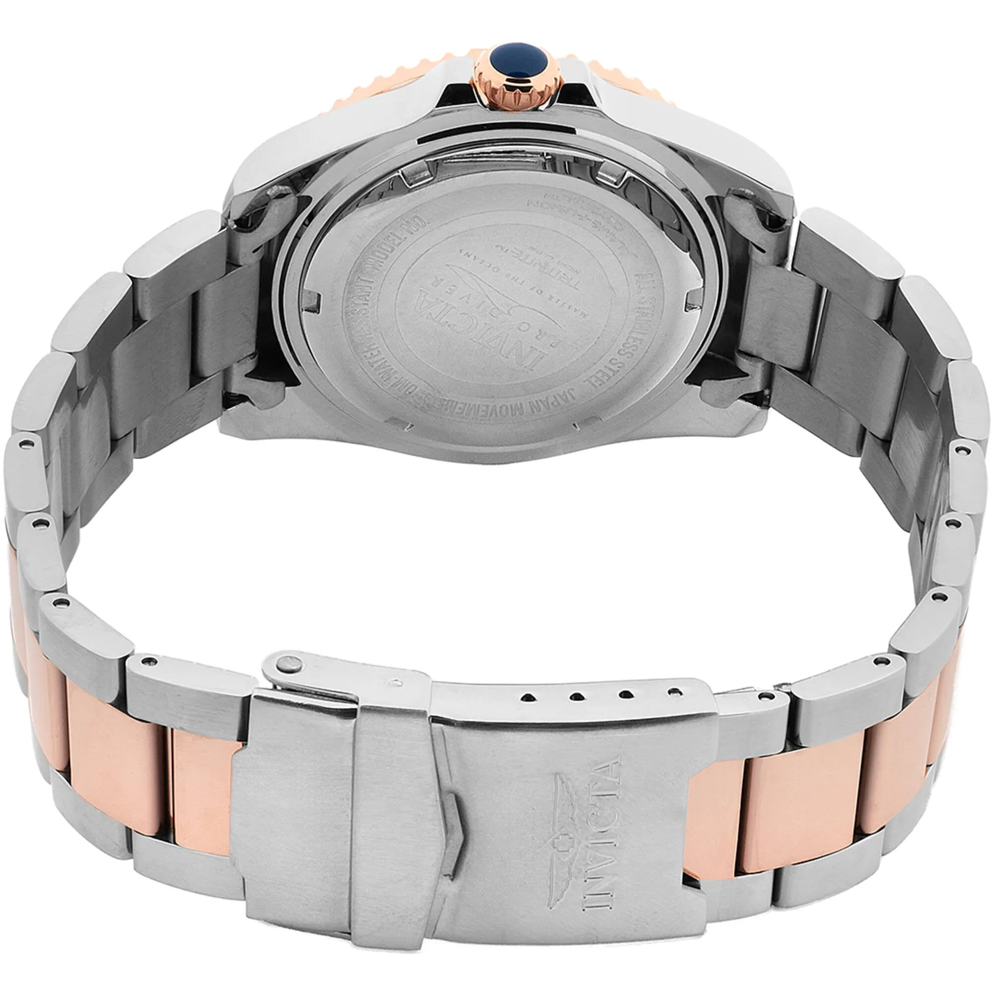 Invicta Women's Watch - Pro Diver Two Tone Rose Gold, Silver Tone Bracelet | 46690
