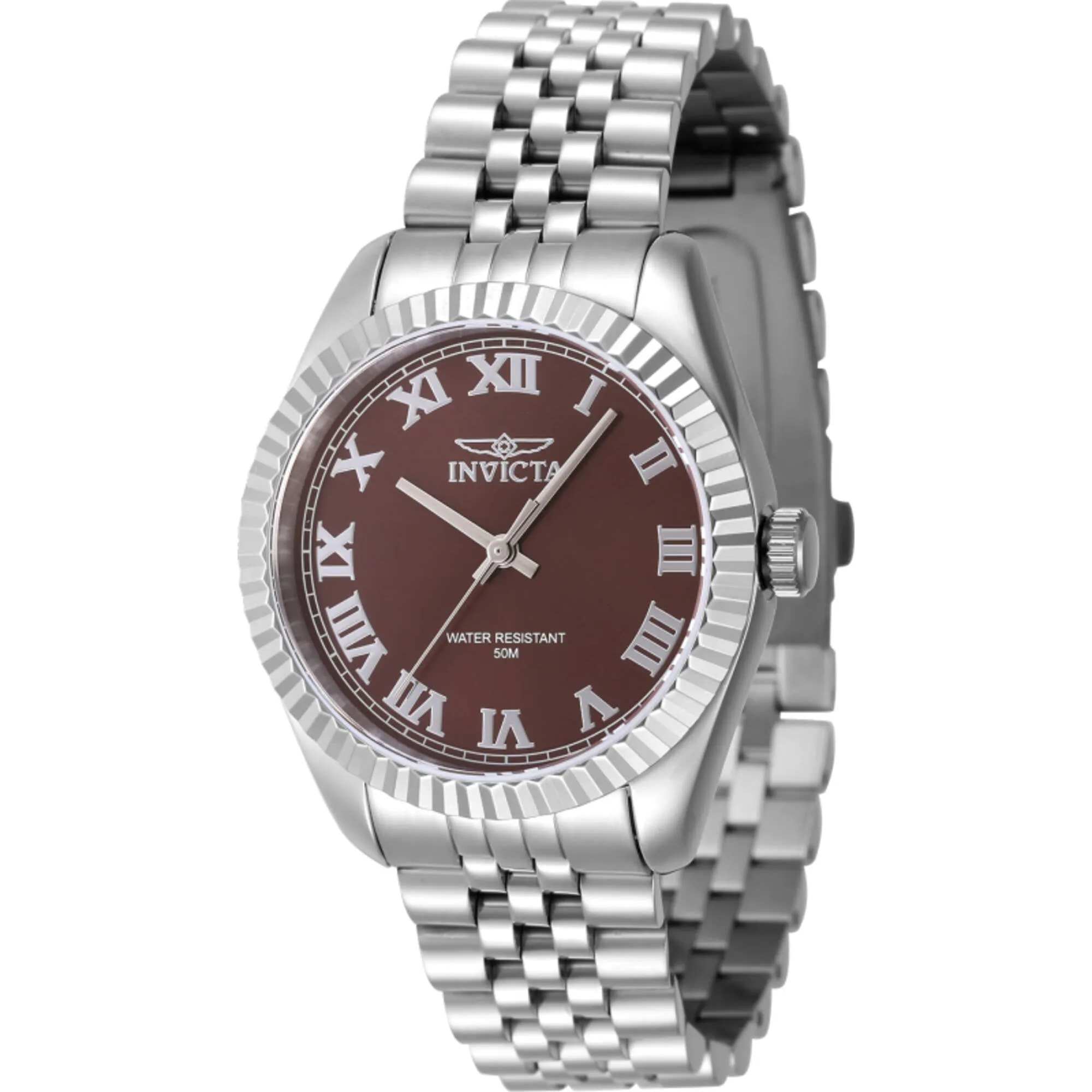 Invicta Women's Watch - Specialty Copper Dial Silver Tone Steel Bracelet | 47412 Luxury Quartz Watch Quartz Watch Sale