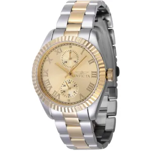 Invicta Women's Watch - Specialty Quartz Gold Tone Dial Two Tone Bracelet | 47442 Luxury Quartz Watch Quartz Watch Sale