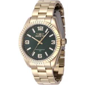 Invicta Women's Watch - Specialty Quartz Green Dial Yellow Gold Bracelet | 47474 Luxury Quartz Watch Quartz Watch Sale