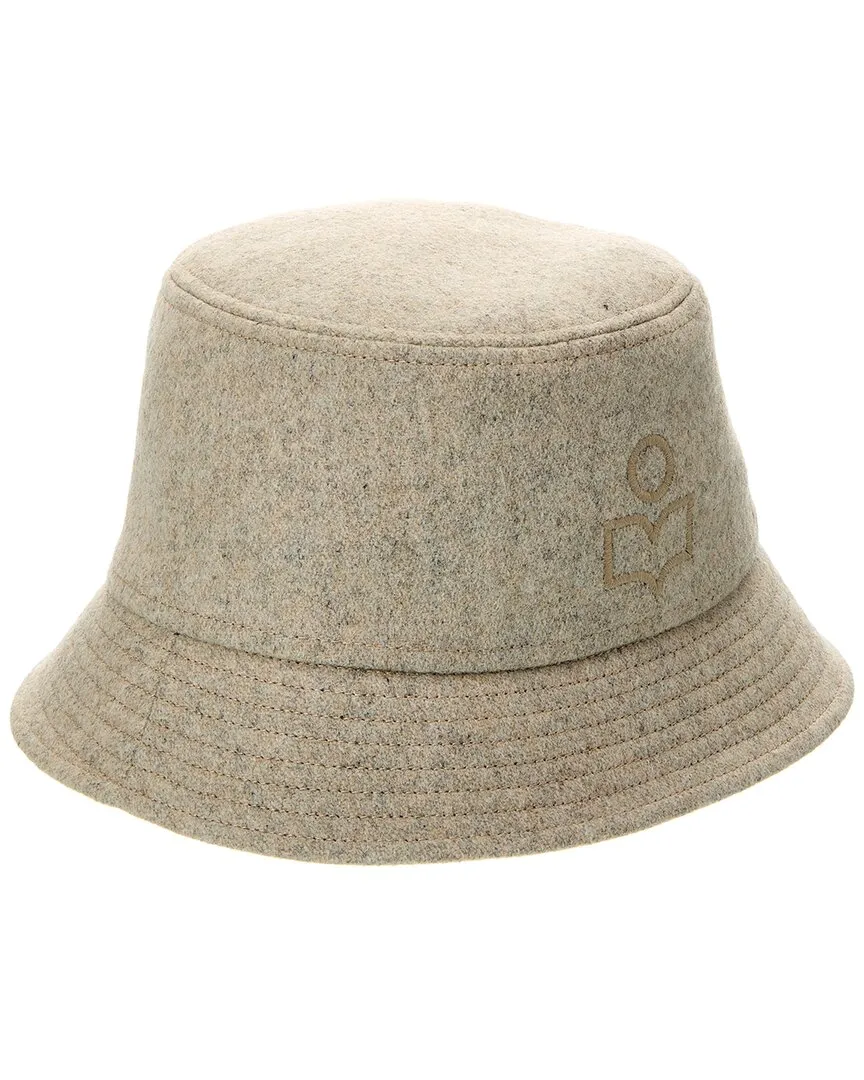 Isabel Marant Logo Wool Bucket Hat stylish bucket bags
