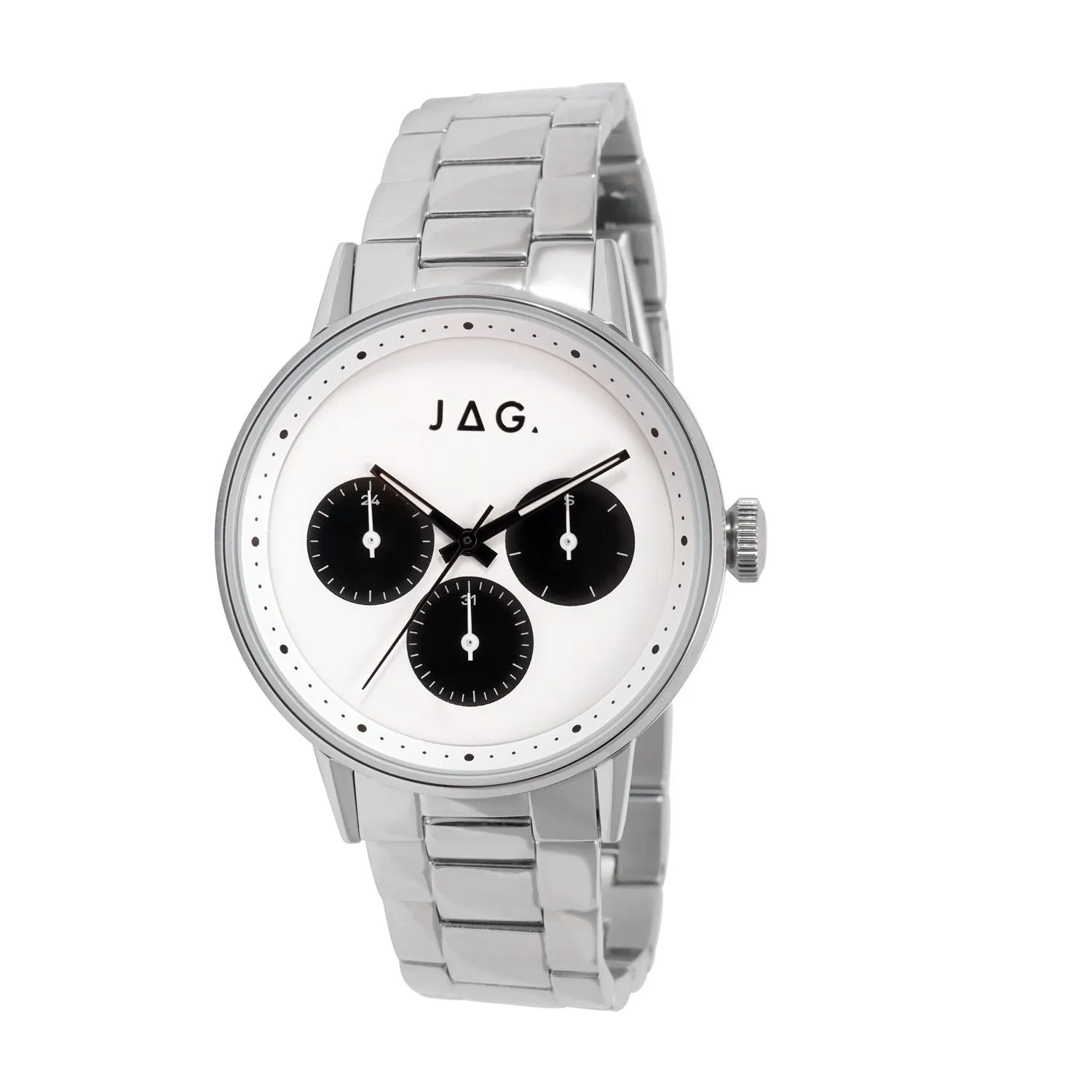 Jag Norwood White Dial 42mm Watch J2764A 