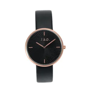 Jag Rosanna Black Dial 36mm Watch J2733 