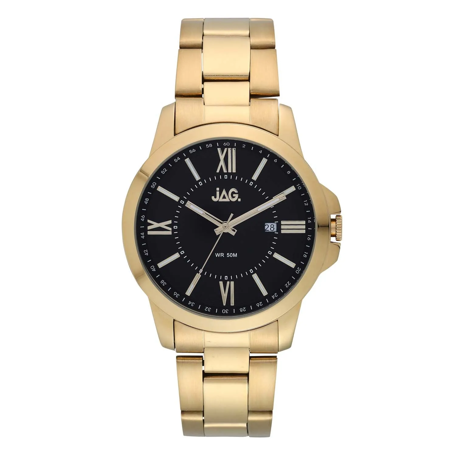 Jag Xavier Mens Gold Watch J2156A 