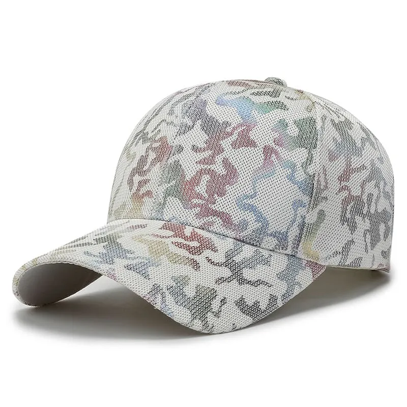 J&M Bright Camouflage Baseball Cap