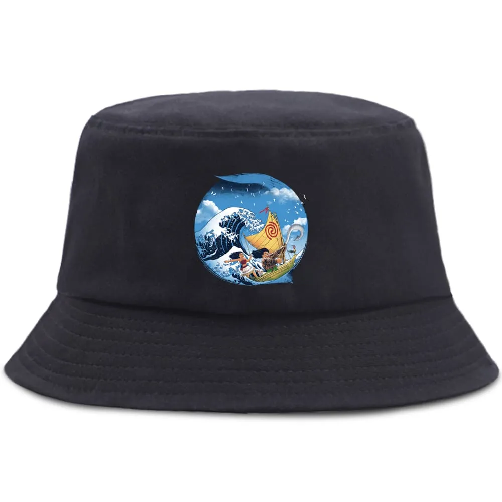 Japanese Anime Wave Bucket Hat