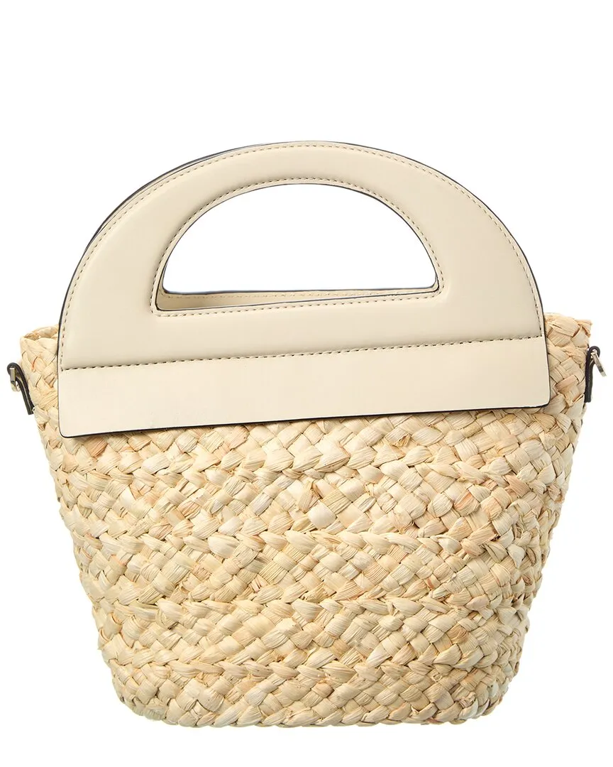 Jason Wu Straw & Leather Bucket Bag