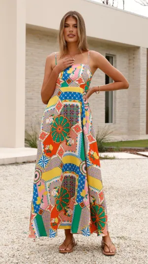 Jaylene Maxi Dress - Dazzle Print,prom dresses,wedding guest dresses,homecoming dresses,bridesmaid dresses,cocktail dresses,women clothing,summer dresses,formal dresses,sundresses,mother of the bride dresses,quince clothing,bodycon dress,dress casual,dress